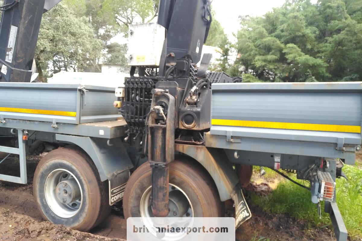 Used 1991 SCANIA P 113H 320 | 6x6 10 Tyres |  26 Ton | Truck with HIAB 450 Crane