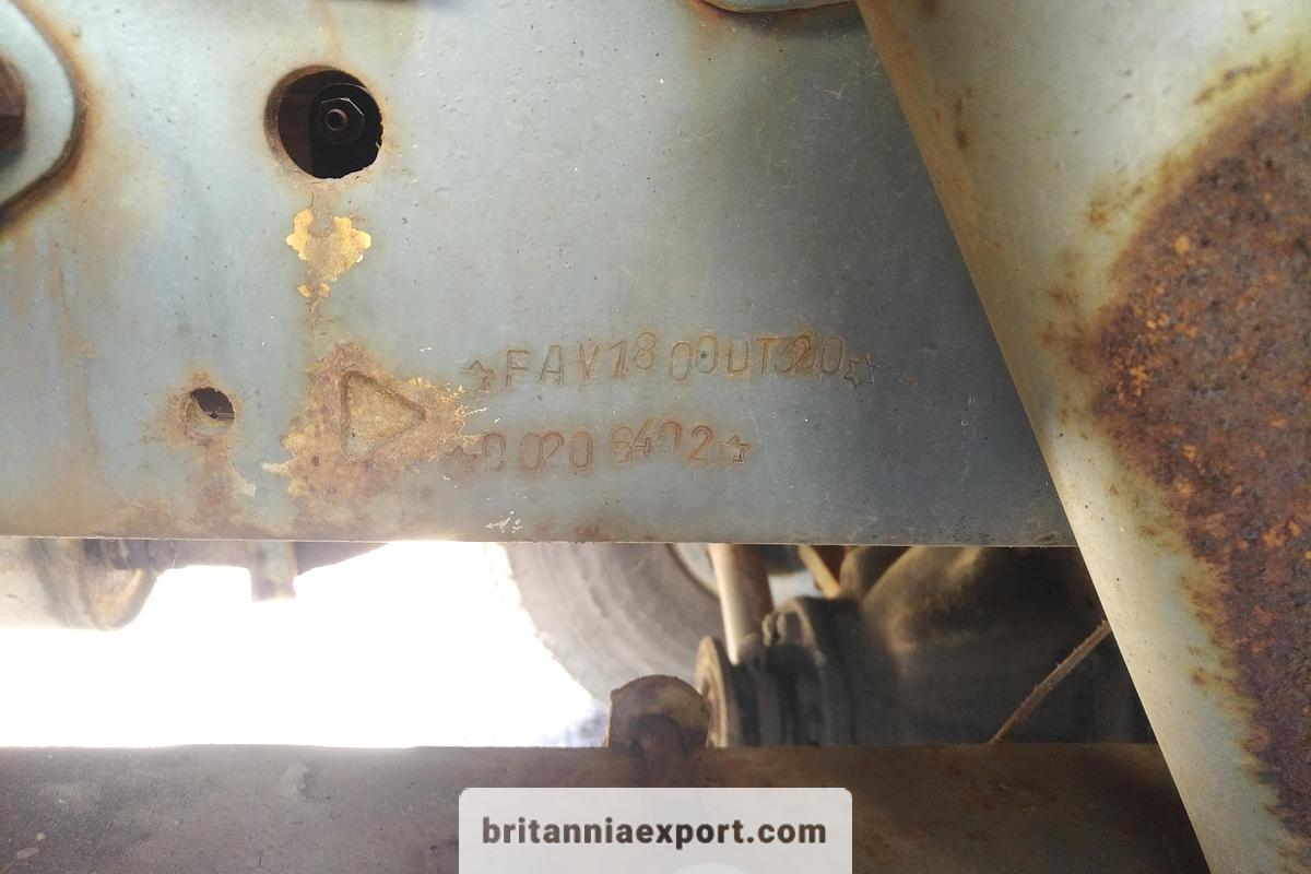 Used 1980 DAF FAV 1800 | 4x4 | 14.5 Ton | 3 Way Tipper