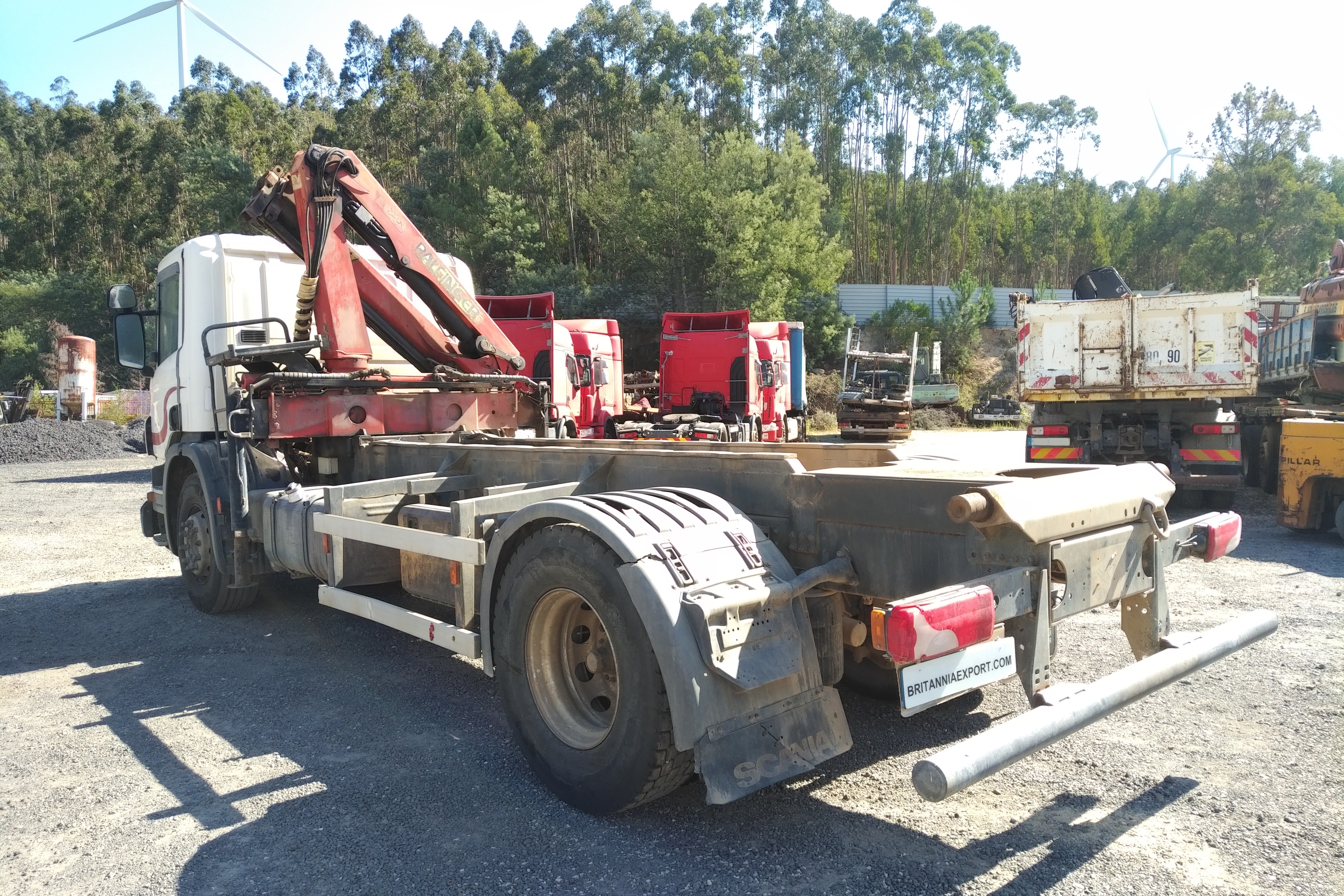 Used 2015 SCANIA P280 Manual Euro 6 4x2 Palfinger PK 7501 Performance Crane Remote Control