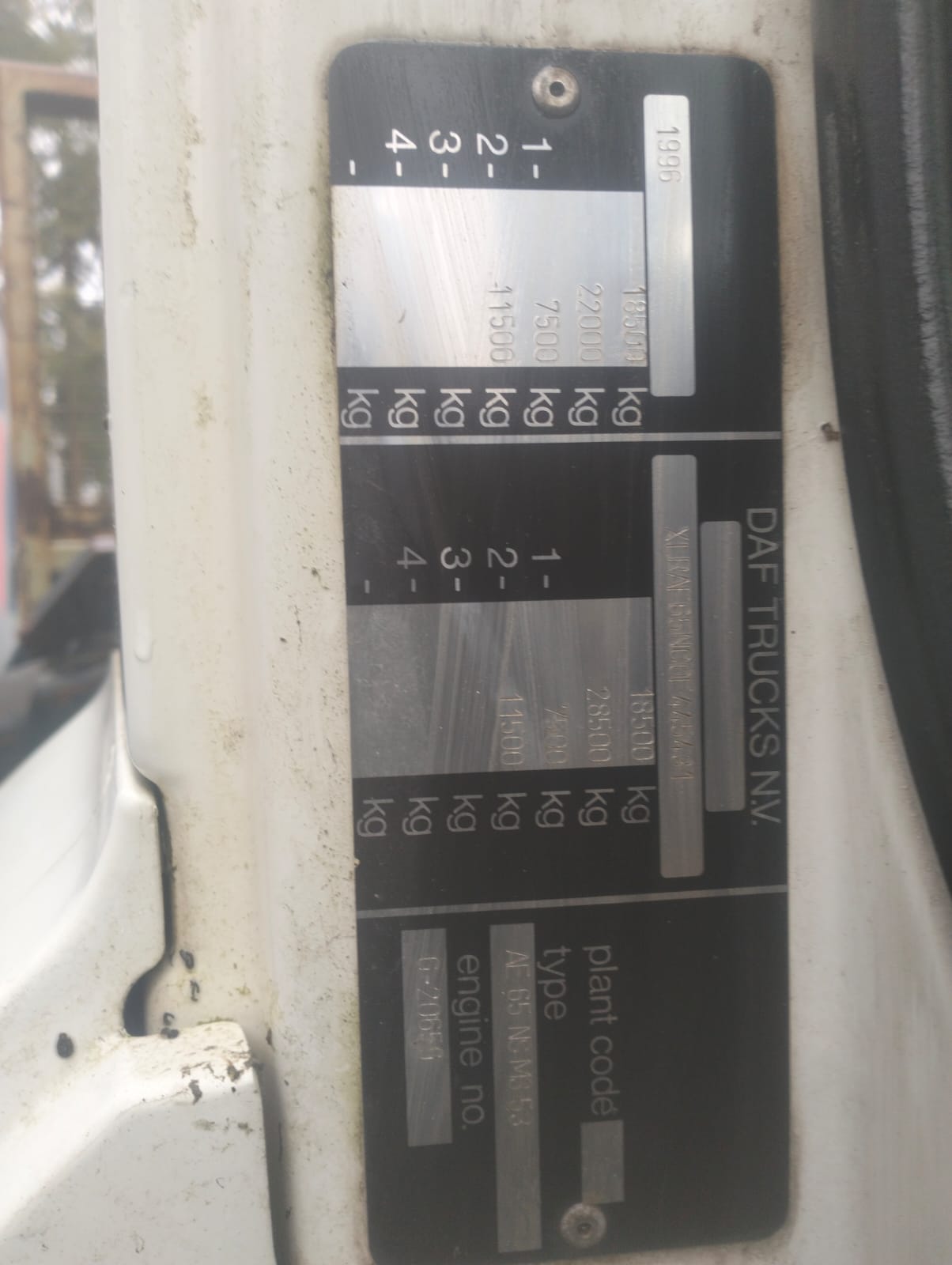 Used 1996 DAF 65 210 ATI | Euro 2 | 19 Ton | On Springs | Dropside Truck With HIAB Crane