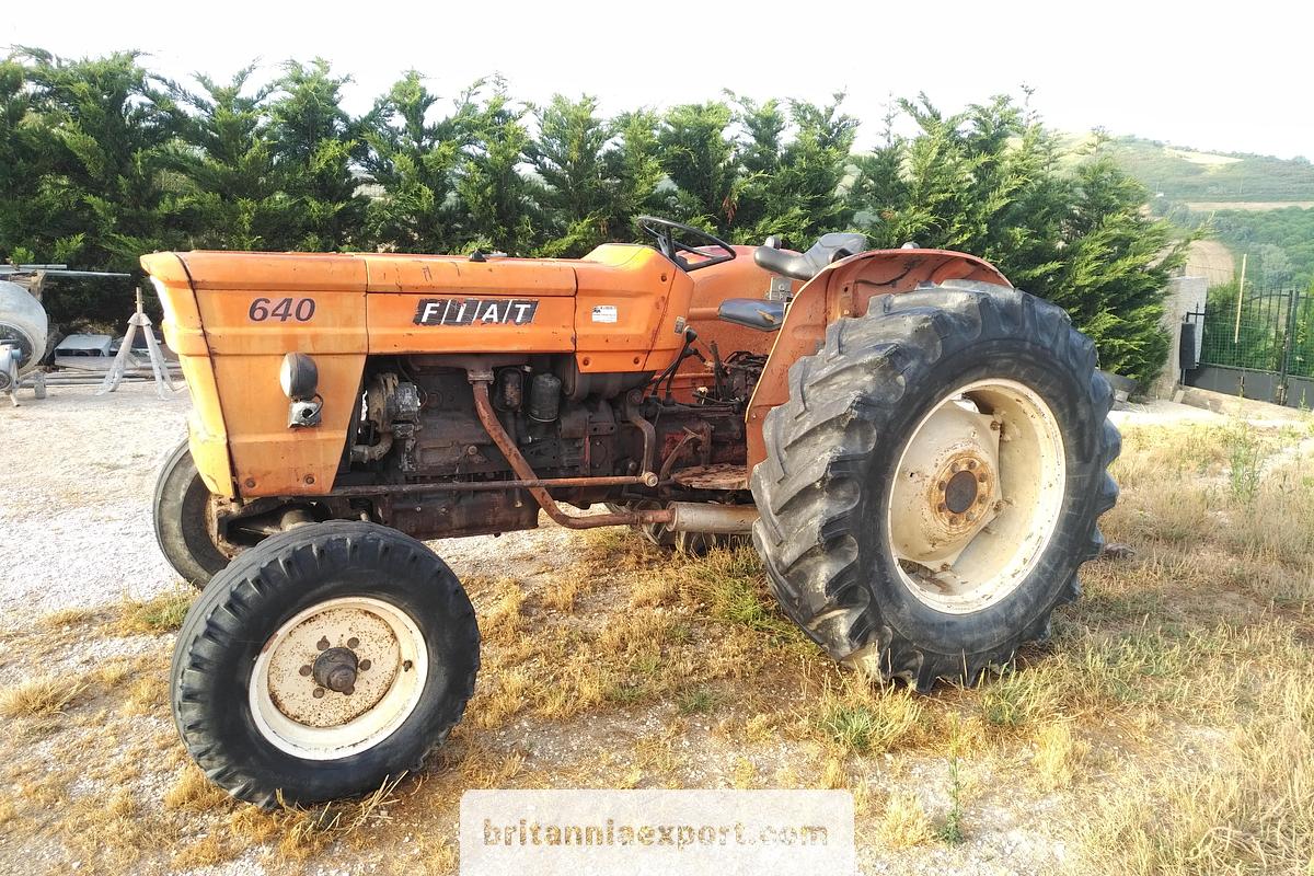 Used 1978 FIAT 640 3.5 4 Cylinder Diesel 4x2 Farm Tractor - Made in Italy
