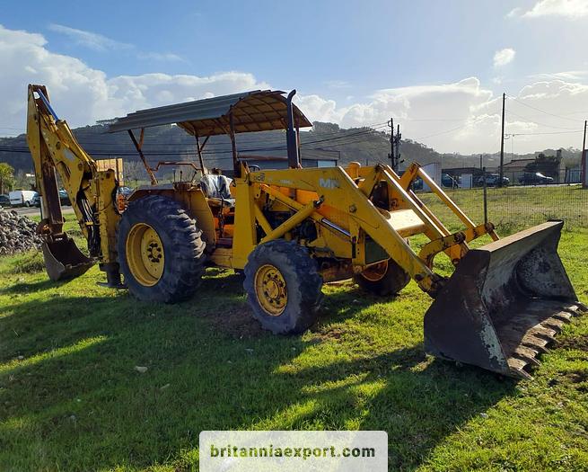 Used 1987 Massey Ferguson 50E 4X4 tractor backhoe loader