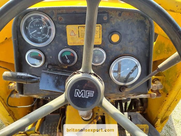 Used 1987 Massey Ferguson 50E 4X4 tractor backhoe loader