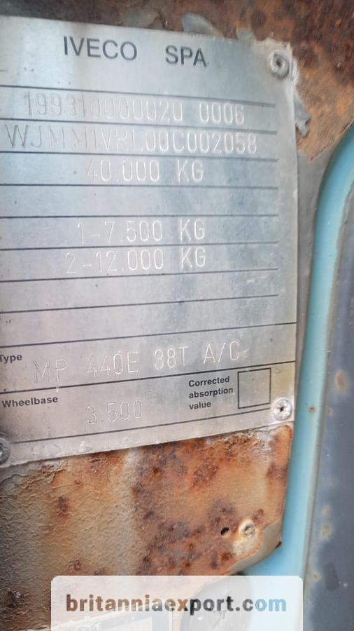 Used 1998 IVECO Eurotech MP 440E38 | A/C | Euro 2 |  Full springs |  Hub Reduction Axles | Tractor unit