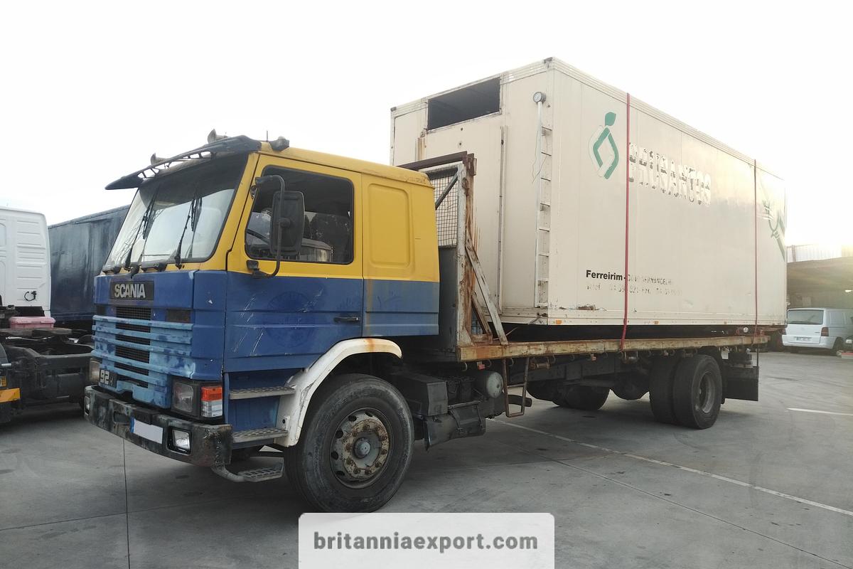 Used 1987 SCANIA P 92H Intercooler 4x2 6 Tyres 19 Ton Flatbed Truck