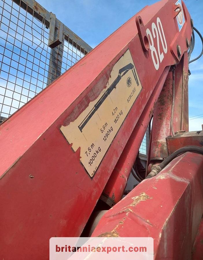 Used 1993 DAF 2700 ATI 6x4 26 Ton Sideways Tipper with HMF 820 Crane | Export Ready.