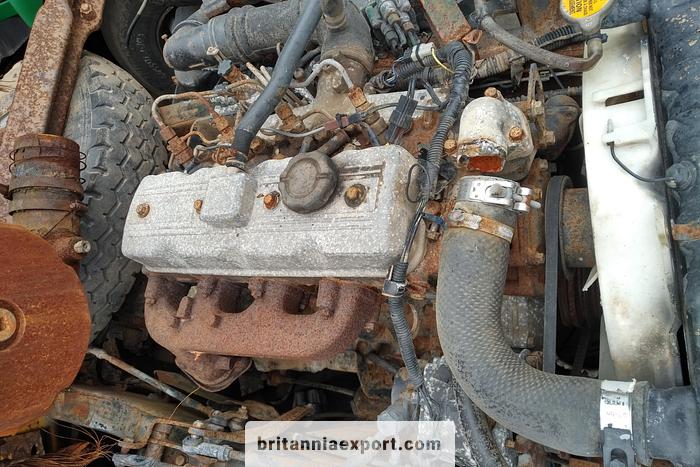 Used 1987 Perkins 4.182 engine & gearbox for Mazda T3000 truck.