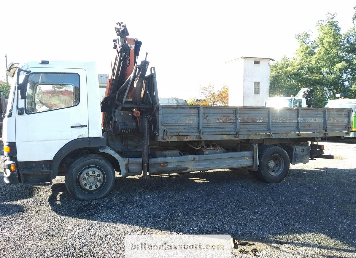 Used 2003 MERCEDES-BENZ Atego 1528 | 15 Ton | 3 Way Tipper | with Palfinger PK7501 5.7 Ton Crane