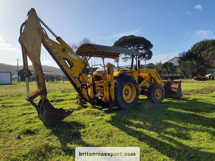 Used 1987 Massey Ferguson 50E 4X4 tractor backhoe loader