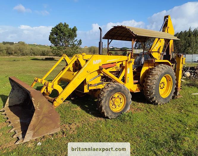 Used 1987 Massey Ferguson 50E 4X4 tractor backhoe loader