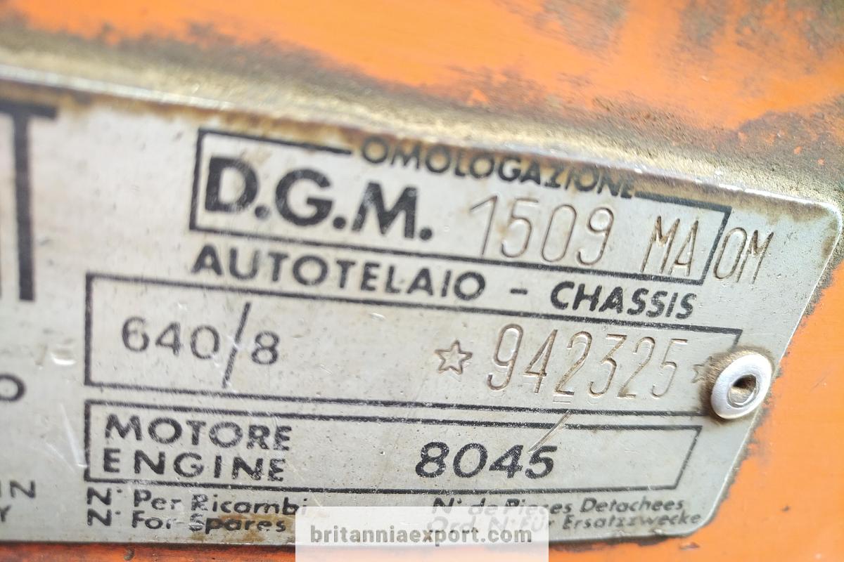 Used 1978 FIAT 640 3.5 4 Cylinder Diesel 4x2 Farm Tractor - Made in Italy