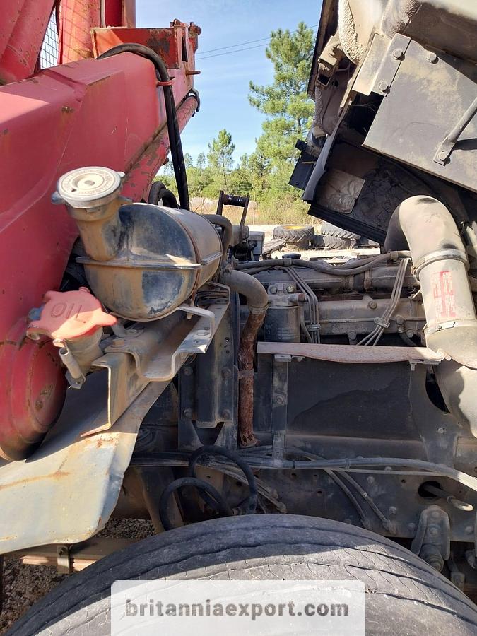 Used 1993 DAF 2700 ATI 6x4 26 Ton Sideways Tipper with HMF 820 Crane | Export Ready.