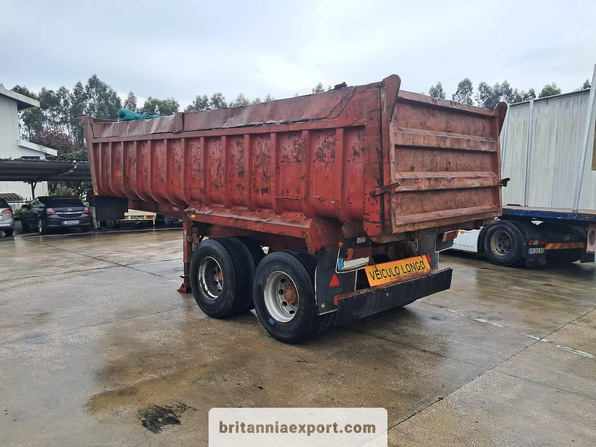 Used 1994 Trabosa 2 Axles Twin Wheel | 31 Ton | On Full Springs Suspension | Tipper Semi-Trailer |
