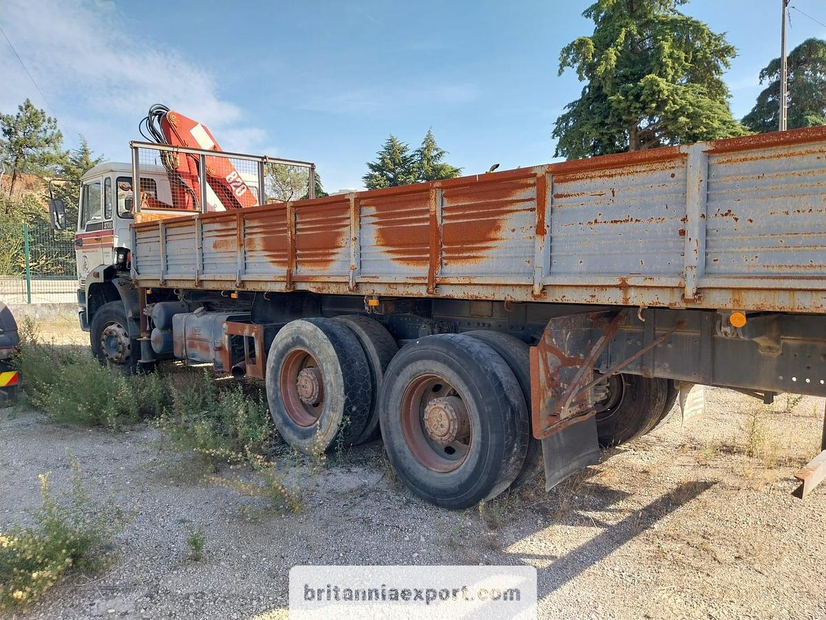 Used 1993 DAF 2700 ATI 6x4 26 Ton Sideways Tipper with HMF 820 Crane | Export Ready.