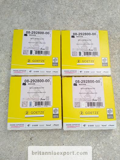 Goetze piston rings for Nissan SD15, SD16, SD20, SD22, SD33T engine.