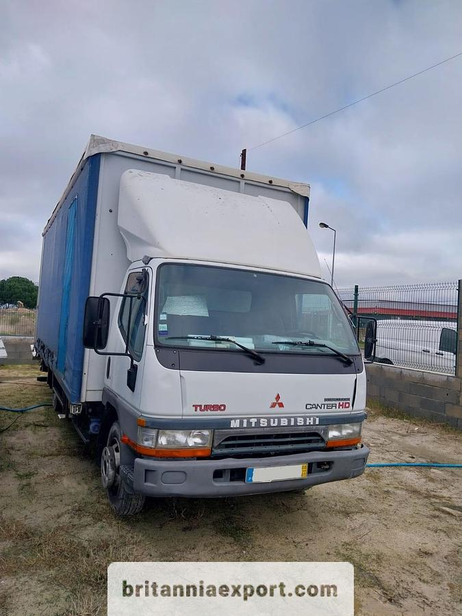 Used 2000 MITSUBISHI Canter FE659 HD 3.9 TD Euro 2 7.5 ton Curtainsider Truck