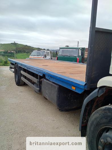 Used 1989 Scania P 93M 250 19 ton flatbed truck