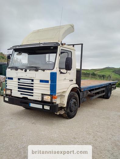 Used 1989 Scania P 93M 250 19 ton flatbed truck