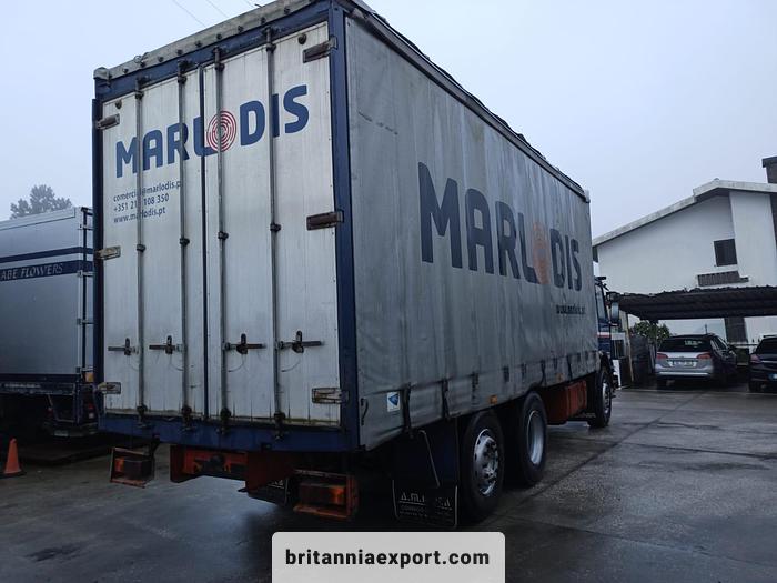 Used 1993 SCANIA P 93M 250 6X2 8 tyres 26 ton curtainsider truck