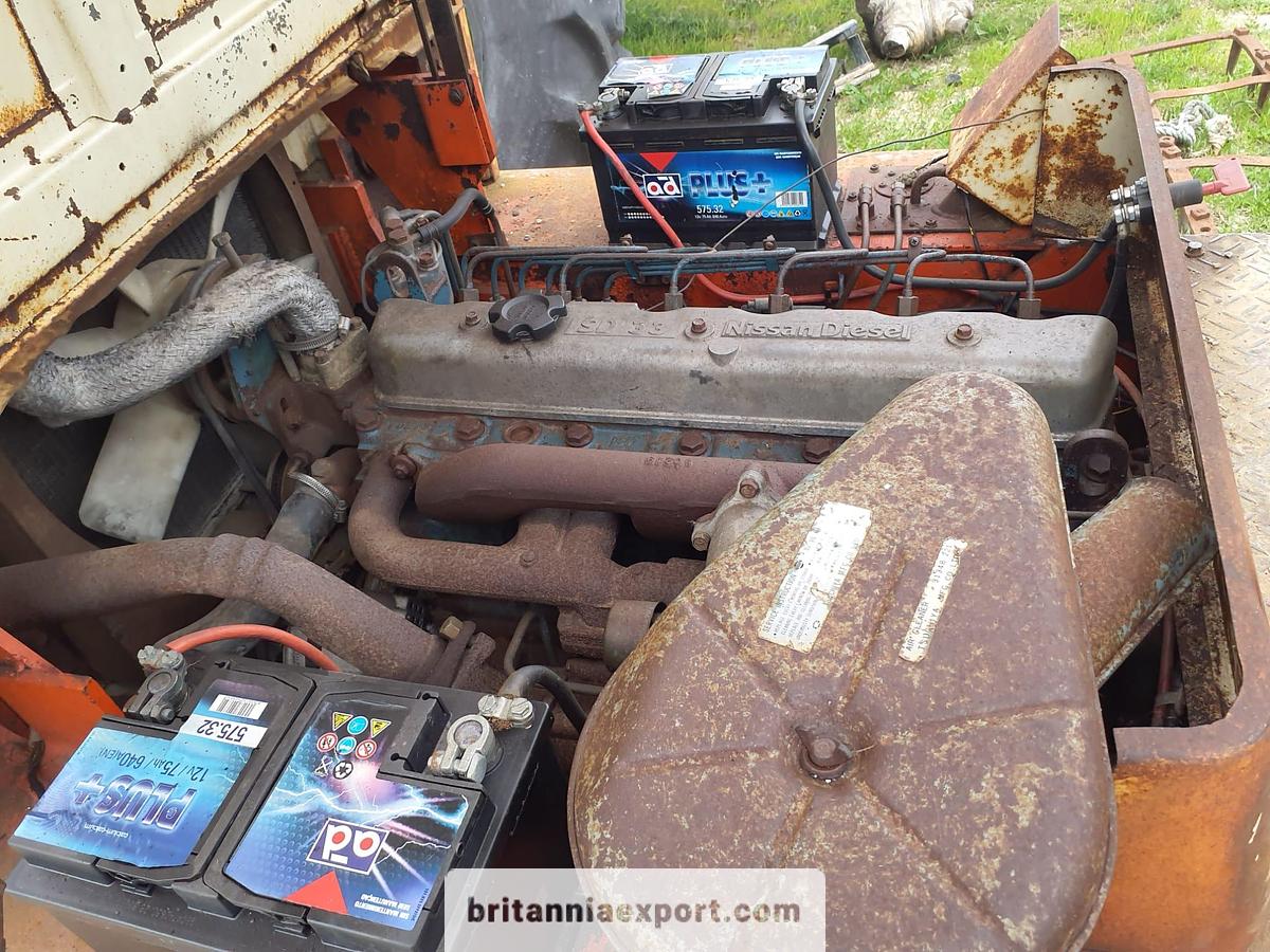 Used 1988 DATSUN 4 Ton Diesel Forklift – Nissan SD33T Turbo Diesel Engine