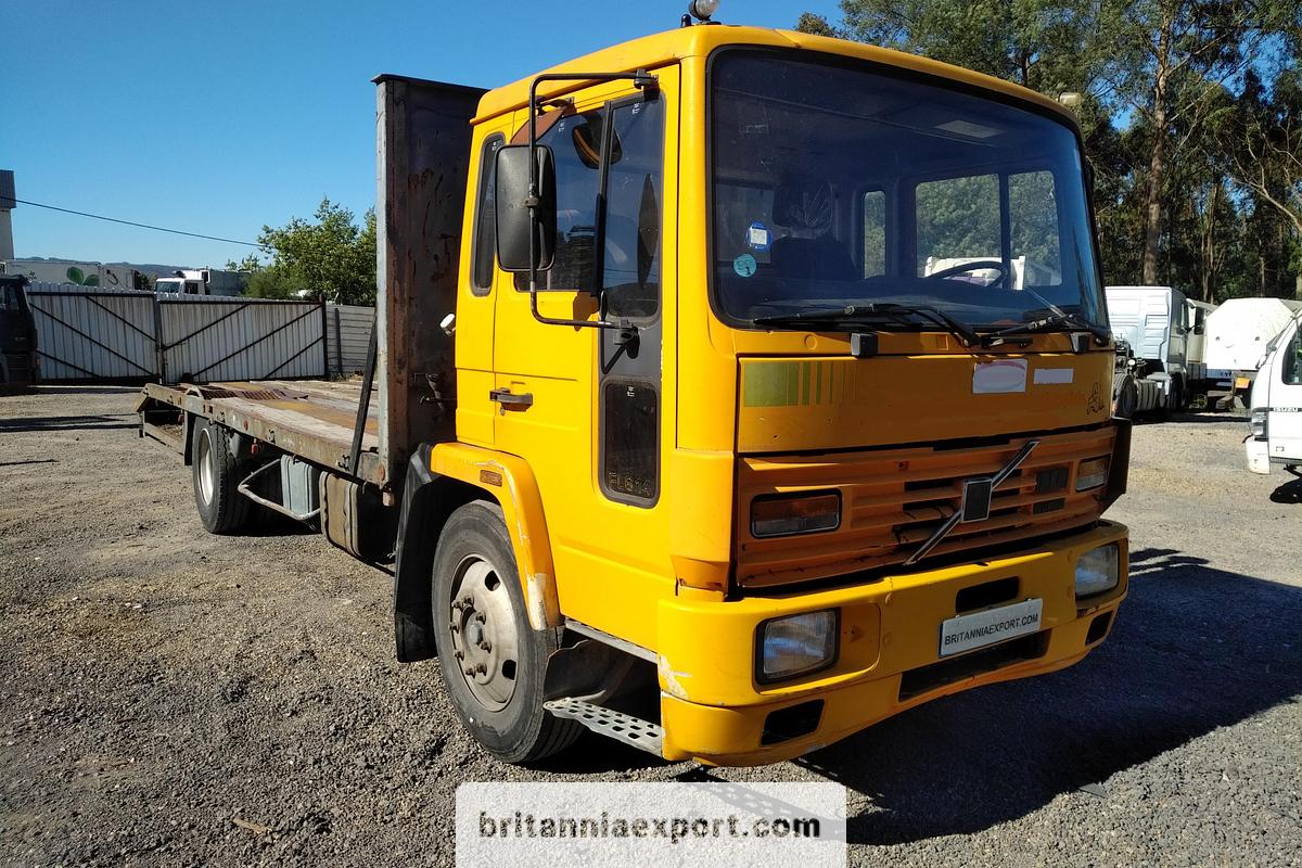 Used 1989 VOLVO FL614 Turbo 170 14 Ton Plant Recovery Truck Manual Ramps