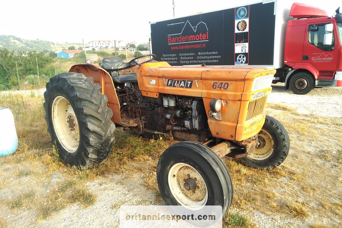 Used 1978 FIAT 640 3.5 4 Cylinder Diesel 4x2 Farm Tractor - Made in Italy