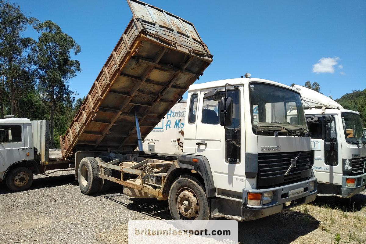 Used 1994 VOLVO FS7 260 Intercooler Manual Injector Pump On Full Springs 19 Ton 3 Way Tipper