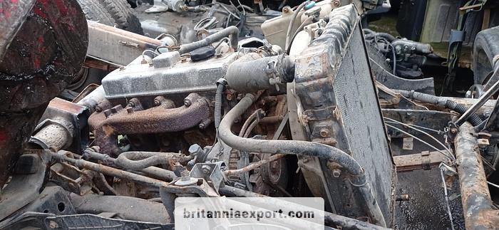 Used 1987 Perkins 4.182 engine & gearbox for Mazda T3000 truck.