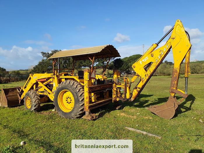 Used 1987 Massey Ferguson 50E 4X4 tractor backhoe loader