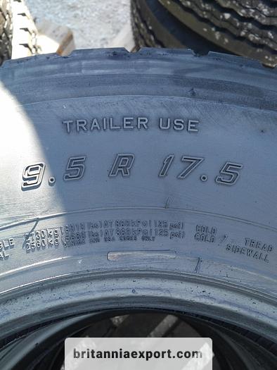 Refurbished 2023 Recip 9.5R17.5 retread truck tyres.