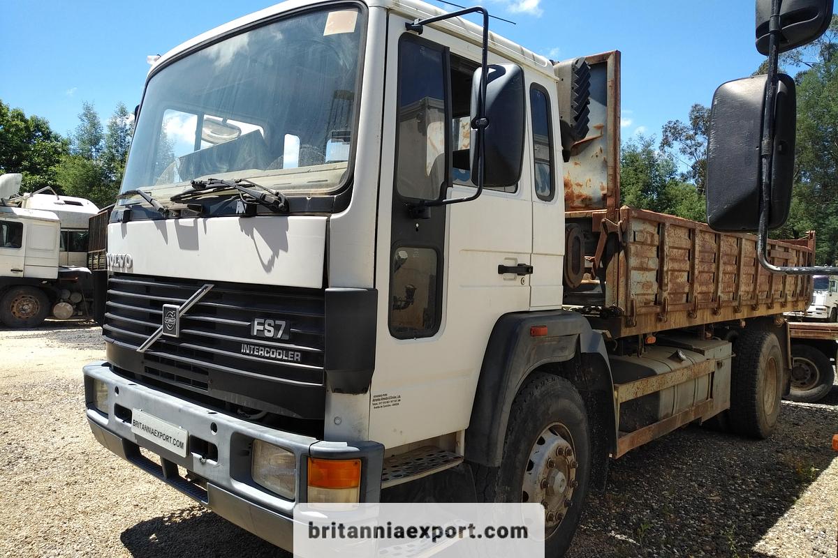 Used 1994 VOLVO FS7 260 Intercooler Manual Injector Pump On Full Springs 19 Ton 3 Way Tipper