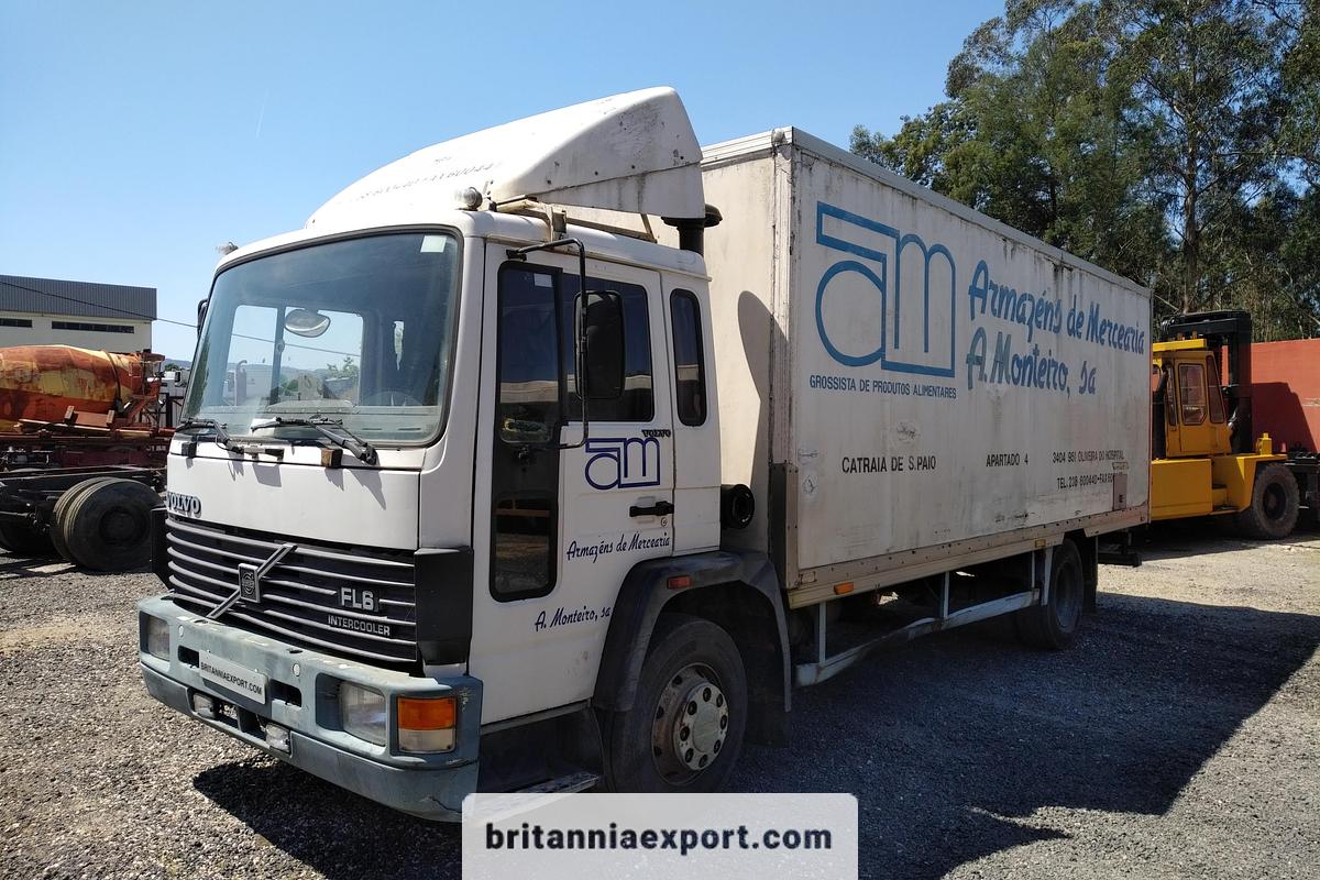 Used 1993 VOLVO FL614 210 Turbo Intercooler | 14 Ton | Manual Pump | Isothermic Box Truck