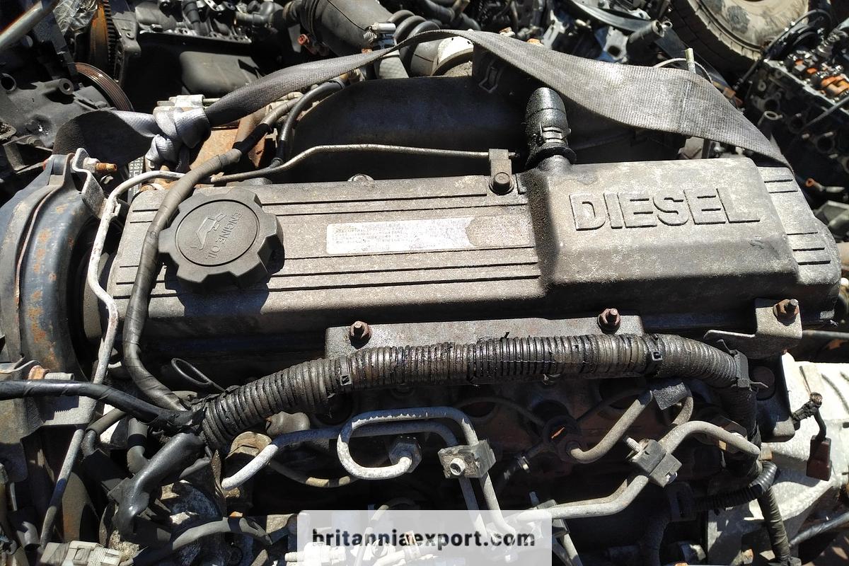 Used 1993 MAZDA E2200 2.2 Diesel Engine with 5 Speed Manual Gearbox Complete