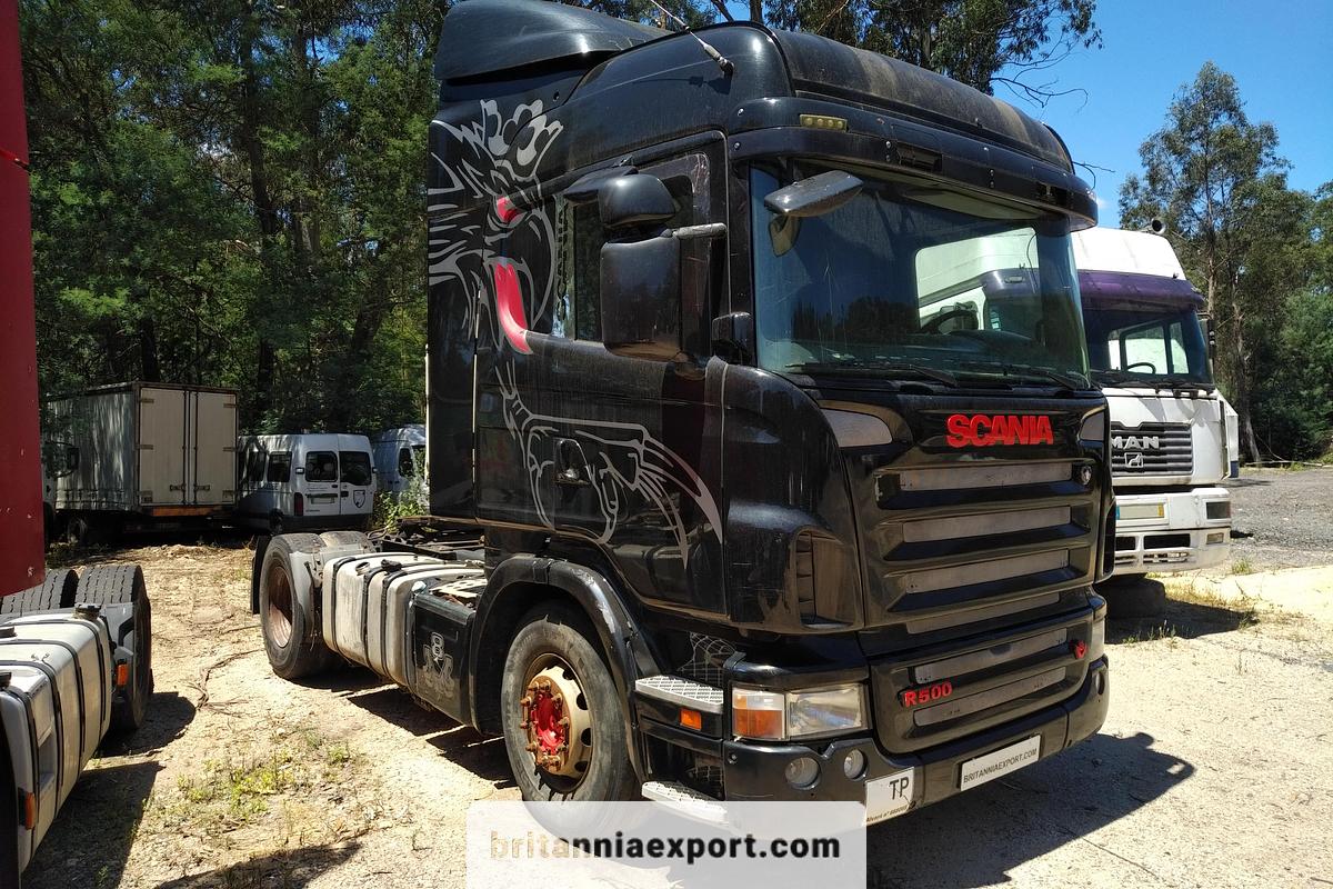 Used 2007 SCANIA R500 V8 Euro 4 4x2 Tractor Unit with PTO and Hydraulics