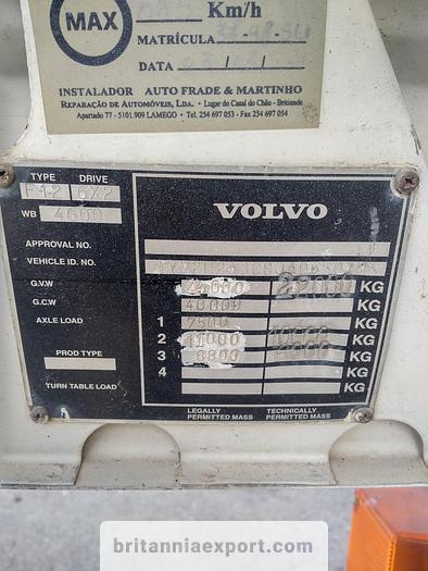 Used 1988 VOLVO F12 360 6X2 26 ton tipper.