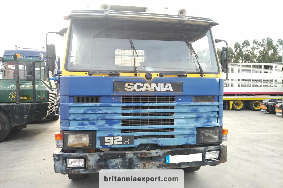 Used 1987 SCANIA P 92H Intercooler 4x2 6 Tyres 19 Ton Flatbed Truck