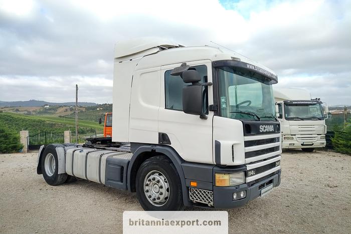Used 2000 SCANIA P114 L 340 PDE CP19 manual tractor unit.