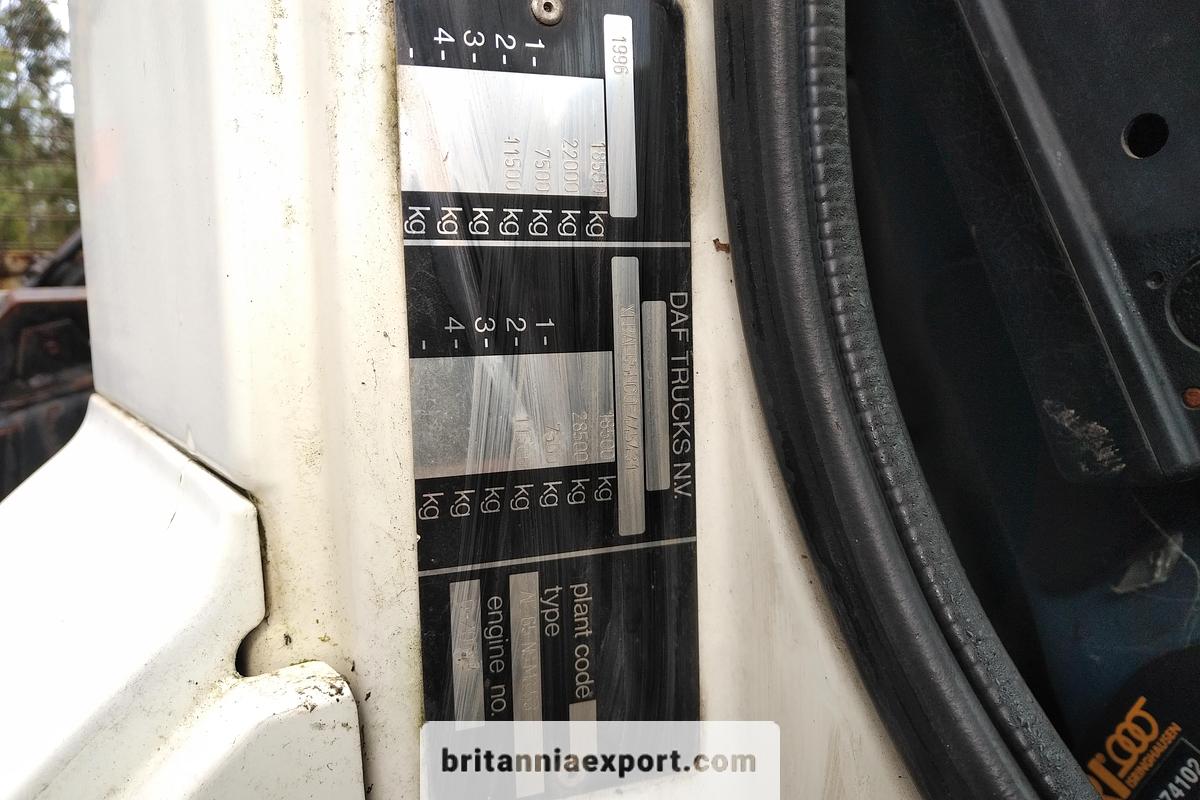 Used 1996 DAF 65 210 ATI | Euro 2 | 19 Ton | On Springs | Dropside Truck With HIAB Crane