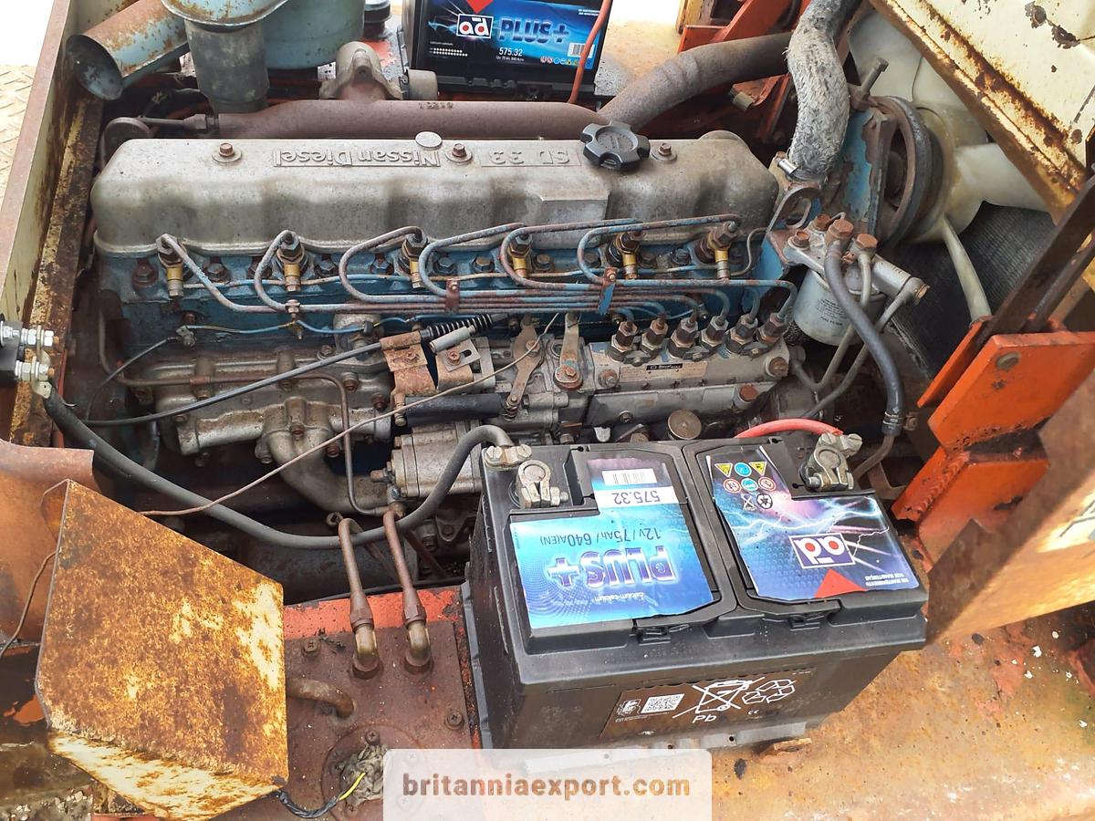Used 1988 DATSUN 4 Ton Diesel Forklift – Nissan SD33T Turbo Diesel Engine