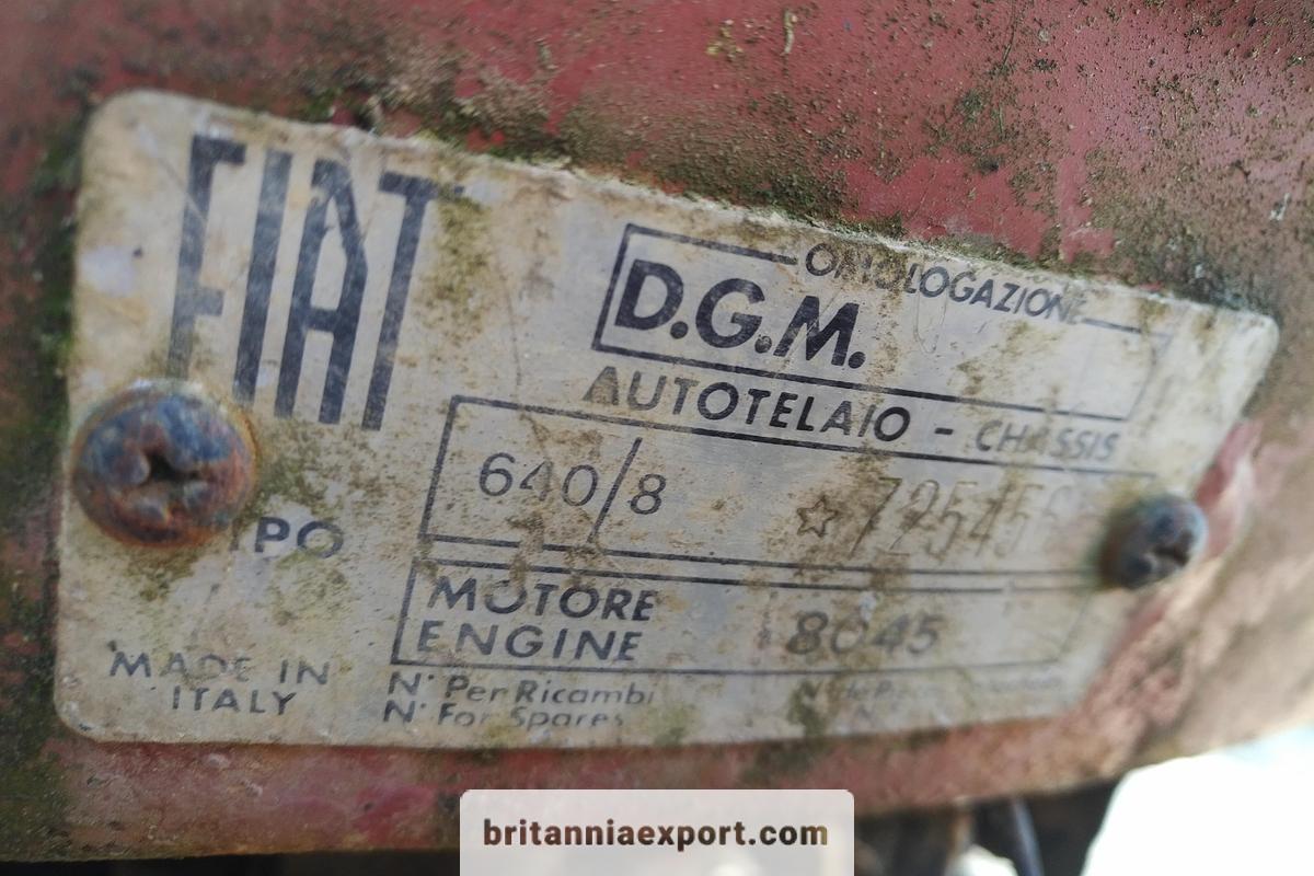 Used 1978 FIAT 640 3.5 Diesel 4x2 Farm Tractor – Made in Italy