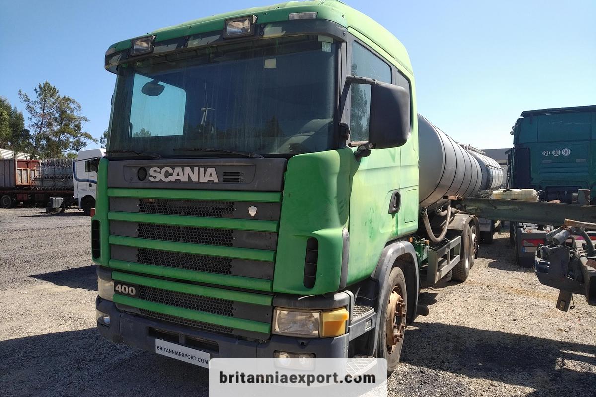 Used 1997 SCANIA 124 L 400 6x2 Stainless Steel Food Tanker Truck