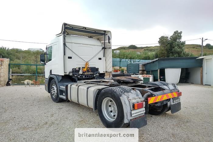 Used 2000 SCANIA P114 L 340 PDE CP19 manual tractor unit.