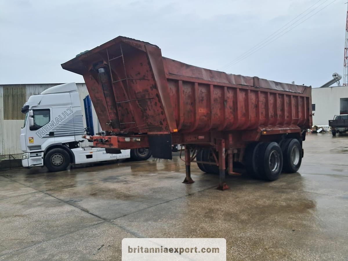 Used 1994 Trabosa 2 Axles Twin Wheel | 31 Ton | On Full Springs Suspension | Tipper Semi-Trailer |