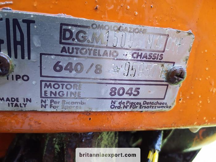 Used 1979 FIAT 640 3.5 diesel 64 HP 2WD Farm Tractor