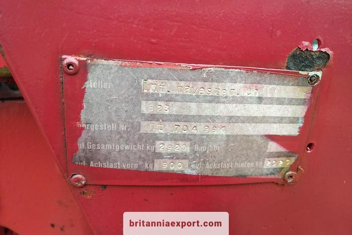Used 1966 McCormick International 523 farm tractor