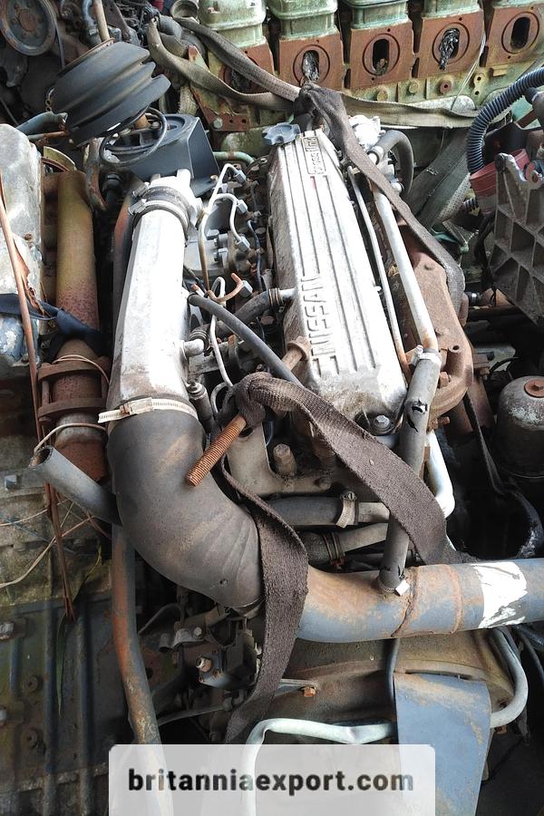 Used 1999 NISSAN B6.60 6 Cylinder Diesel Engine & ZF S5-42 Manual Gearbox for Nissan Truck