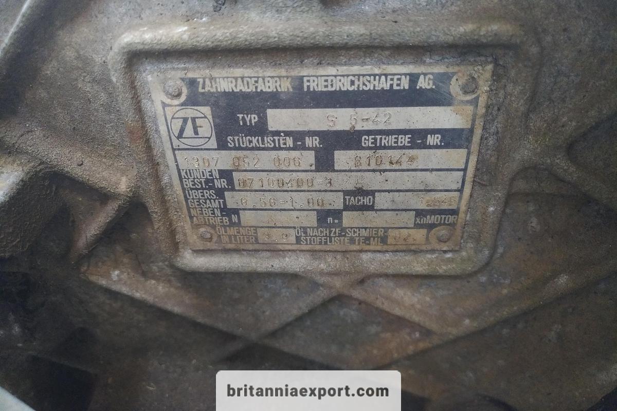 Used 1999 NISSAN B6.60 6 Cylinder Diesel Engine & ZF S5-42 Manual Gearbox for Nissan Truck