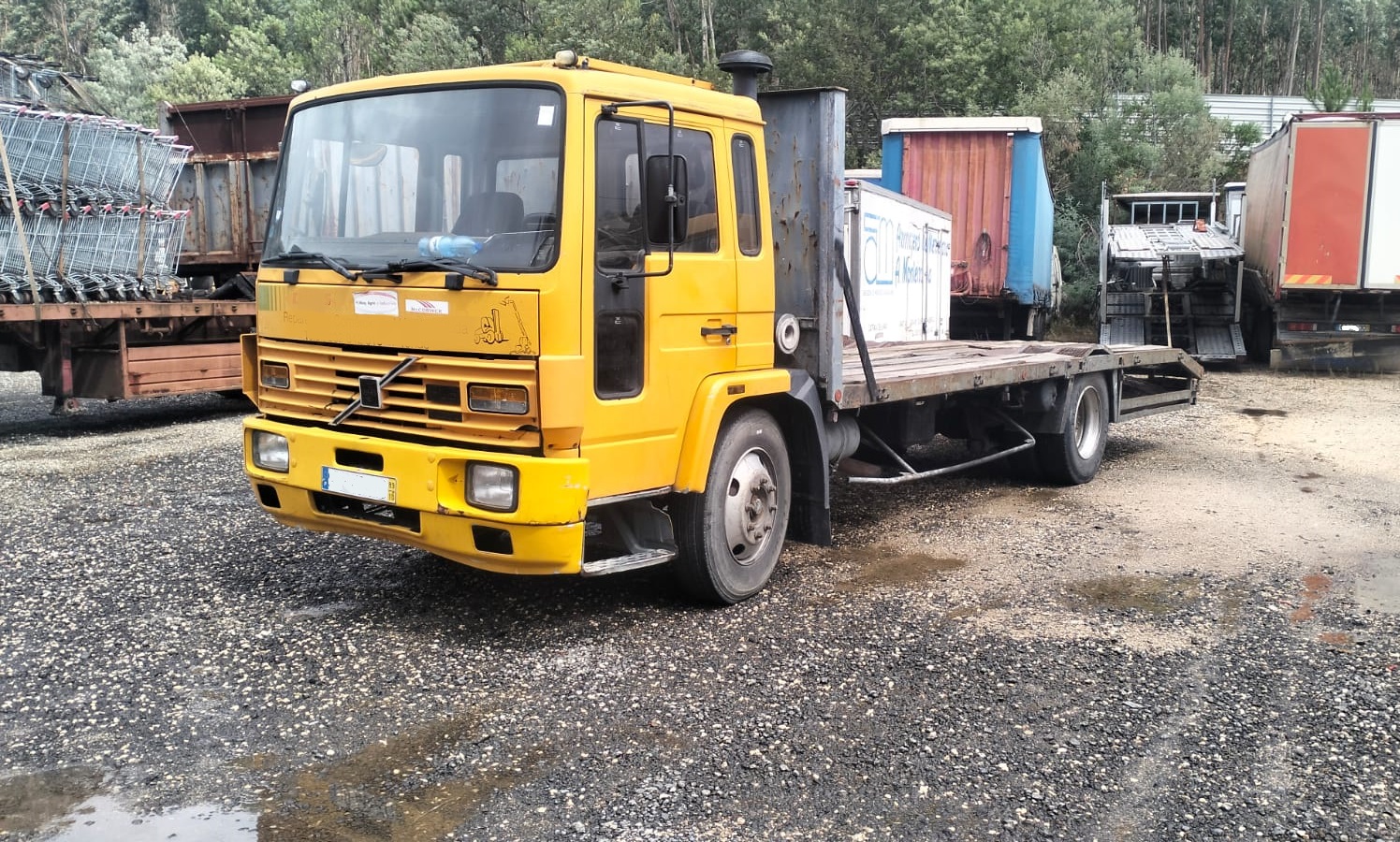 Used 1989 VOLVO FL614 170 14 Ton Plant Recovery Truck Manual Ramps