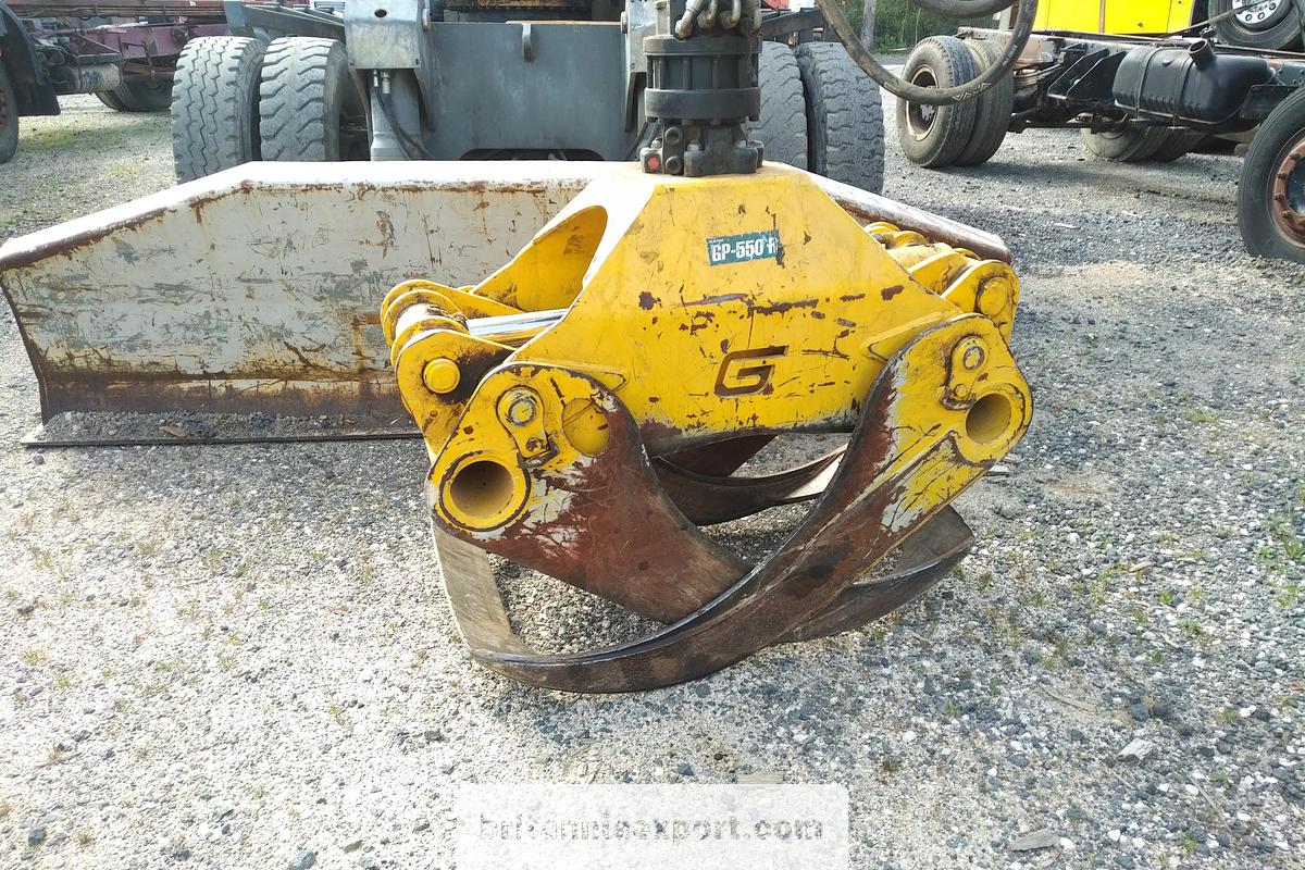 Used 2001 LIEBHERR  A924 Litronic Wheeled Excavator with Grab | Front Blade