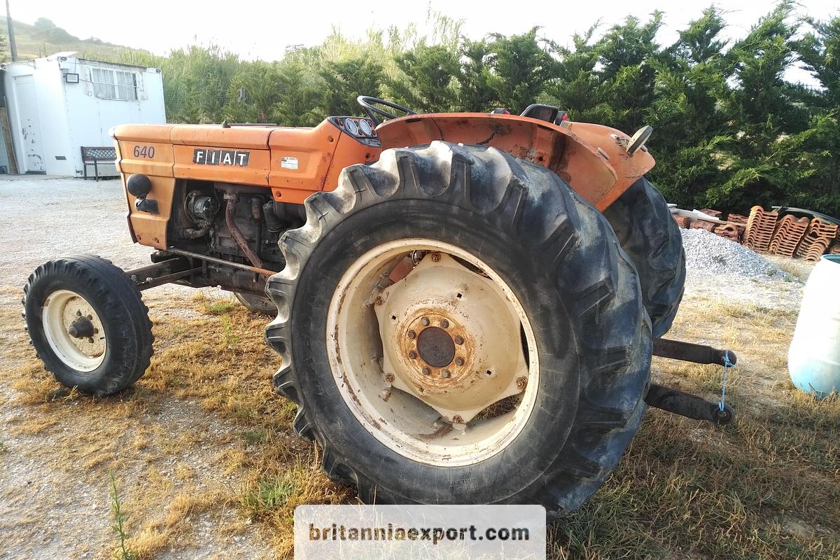 Used 1978 FIAT 640 3.5 4 Cylinder Diesel 4x2 Farm Tractor - Made in Italy